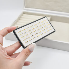 PIERCING ARGOLLA DORADA PARA NARIZ C/STRASS X40