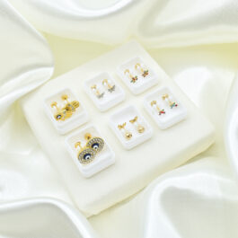 ABRIDORES DE ACERO DORADO SURTIDOS X6