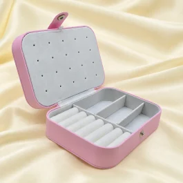 JOYERO CUERINA ROSA