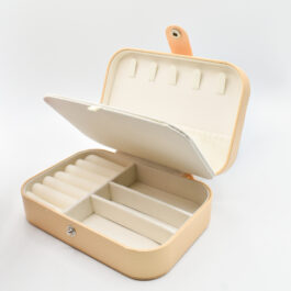 JOYERO CUERINA BEIGE
