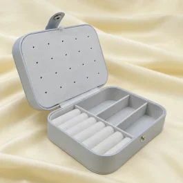 JOYERO DE CUERINA GRIS