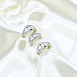 ANILLO DE ACERO TIPO ESLABON DE CAEDENA MICROPAVE X3