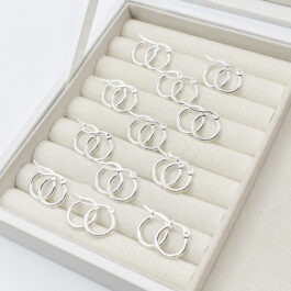 ARO ARGOLLA DE ACERO BLANCO15MM X12
