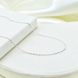 CADENA DE ACERO BLANCO CARACOL-04 50CM