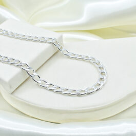 CADENA DE ACERO BLANCO GRUME 2.5MM 60CM
