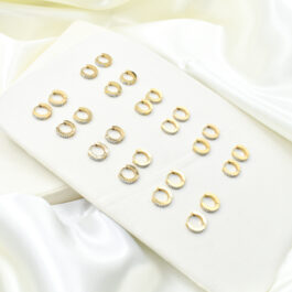 ARGOLLA DE ACERO DORADO MULTISTRASS X12