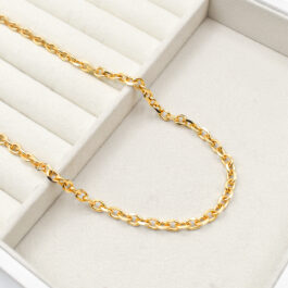 CADENA DE ACERO DORADO FORCE 1.2 50CM