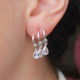 AROS EN ACERO BLANCO SIMULACION 3 ARGOLLAS