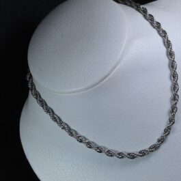 CADENA DE ACERO TURBILLON GRUESA 1MM 70CM