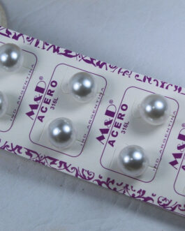 ARO DE ACERO PERLA N°12 X6