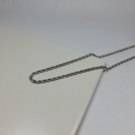 CADENA DE ACERO TURBILLON BRILLOSA SEMI FINA-2.5 50CM