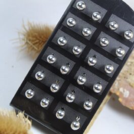 ARO DE ACERO BOLITA VARIAS MEDIDAS X 12