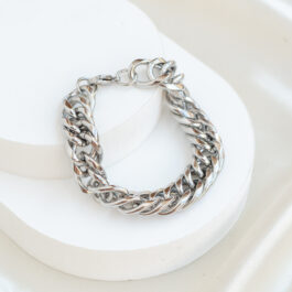 PULSERA DE ACERO GRUME CERRADA 2.5MM 21CM