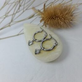 ARO ARGOLLA DE ACERO C/1 DIJE STRASS FORMAS