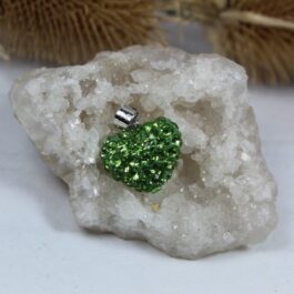 DIJE DE ACERO CORAZON DE FUEGO GRANDE