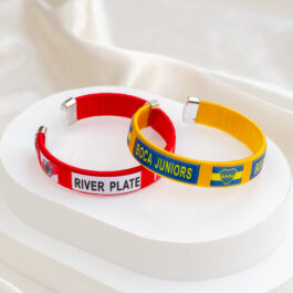 PULSERAS DE HILO TIPO ESCLAVAS CUADROS RIVER/BOCA X12