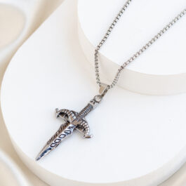COLLARES DE ACERO/DORADO/COMBINADO C/MAXI DIJE PARA HOMBRE