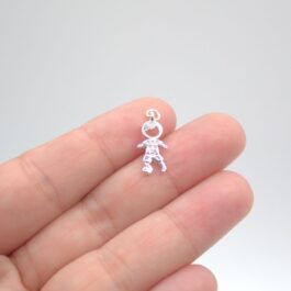 DIJE PLATEADO HIJITOS MINI C/STRASS