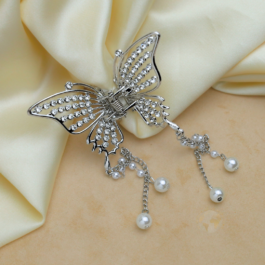BROCHE PARA EL CABELLO MARIPOSA MULTI STRASS GRANDE