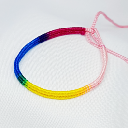 TOBILLERA O PULSERA MACRAME COLORES