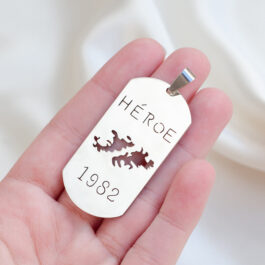 DIJE DE ACERO MALVINAS VARIOS MODELOS