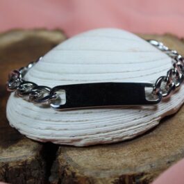 PULSERA DE ACERO PARA GRABAR CARTIER