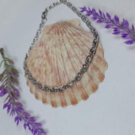PULSERA DE ACERO CARACOL FINA