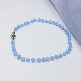PULSERA DE ACERO C/MOSTACILLA Y CADENA