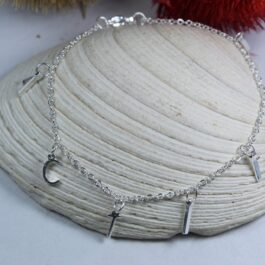 PULSERA DE ACERO BLANCO C/FRASE