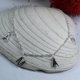 PULSERA DE ACERO BLANCO C/FRASE