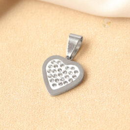 DIJE DE ACERO CORAZON MULTISTRASS
