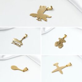 DIJES DE ACERO DORADO VARIOS MODELOS