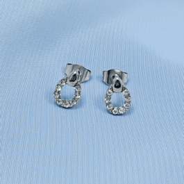 ARO PLATEADO MULTI-STRASS VARIAS FORMAS