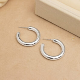 AROS CHUNKY PLATEADOS ARGOLLAS