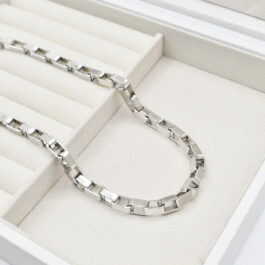 CADENA DE ACERO ESLABÓN RECTANGULAR ANCHO