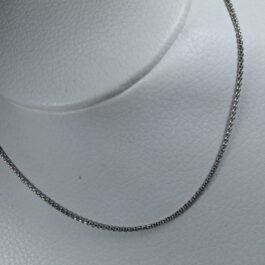 CADENA DE ACERO ROLO CUADRADA FINA 1.5 40CM X12