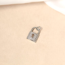 DIJE DE ACERO CANDADO CHICO MICROPAVE