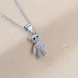 DIJE DE ACERO OSO LARGO MICROPAVE