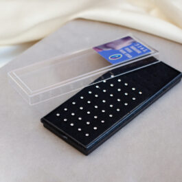 PIERCING DE NARIZ RECTO C/STRASS X40