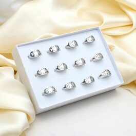 ANILLOS ACERO X 12 HOJA,OSITO O INFINITO