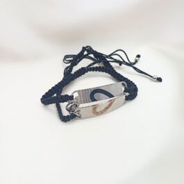 PULSERA DE HILO PARA COMPATIR C/ DIJE CORAZON C/ DIJE IMANTADO DE CORAZON