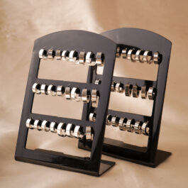 ARGOLLA DE ACERO A PRESION CHATA VARIOS TAMAÑOS X12