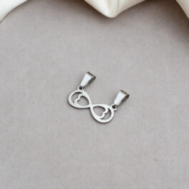 DIJE DE ACERO INFINITO LOVE