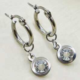 ARGOLLA DE ACERO C/ 1 DIJE CUBIC EN VARIAS FORMAS