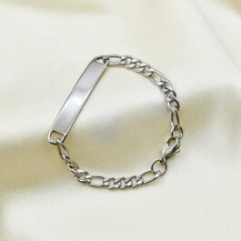 PULSERA DE ACERO PARA GRABAR NENE