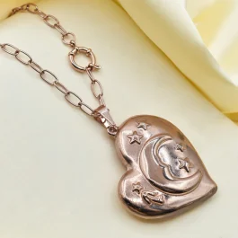 CONJUNTO ROSE C/MARINERO Y DIJE CORAZON C/NOCHE