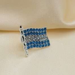 ESCARAPELA DE STRASS BANDERA