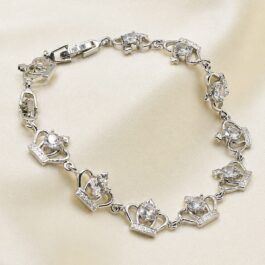 PULSERA TIPO SWAROVSKI CORONAS