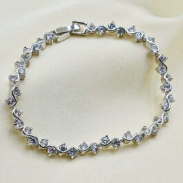 PULSERA TIPO SWAROVSKI FINA