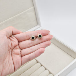 ARO DORADO SOL ESMALTADO BLANCO O NEGRO